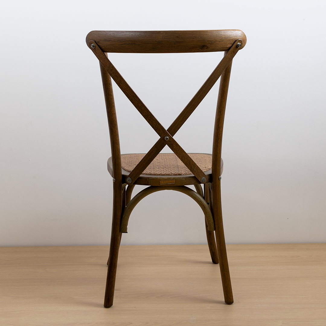 SILLA CROSSBACK ROBLE NOGAL