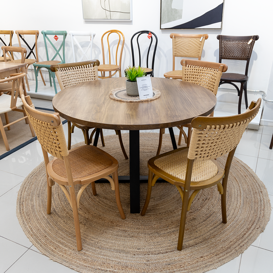 MESA CLEMENTA PINO ENCINA 120cm