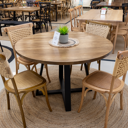 MESA CLEMENTA PINO ENCINA 120cm