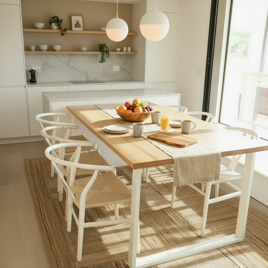 MESA MAGNOLIA 8P ROBLE AMERICANO 200X100CM