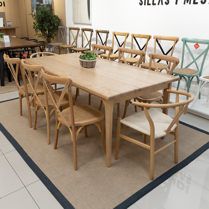MESA ANTONELLA ROBLE AMERICANO 200x100cm
