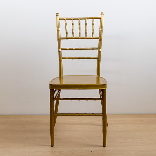 SILLA CHIAVARI DORADA INCLUYE COJIN