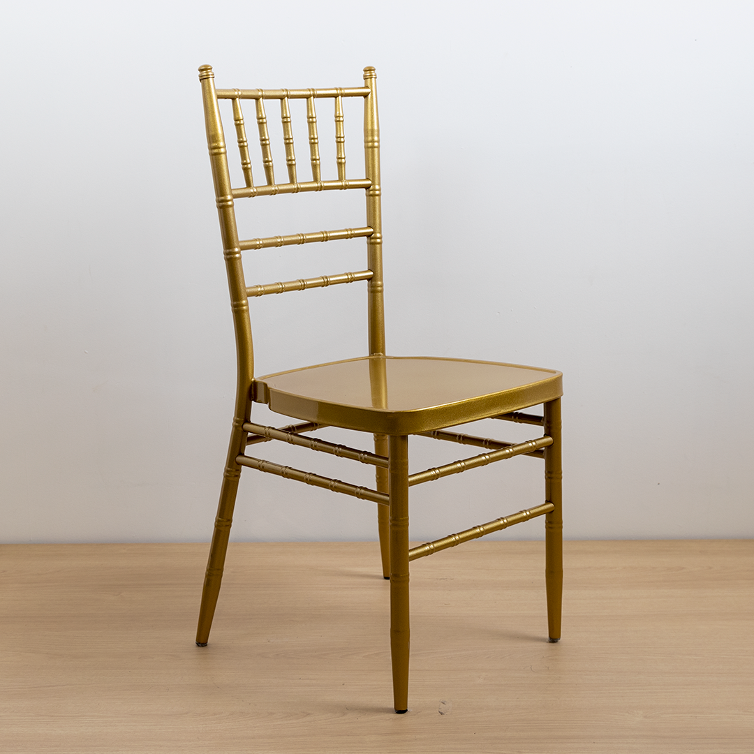 SILLA CHIAVARI DORADA INCLUYE COJIN