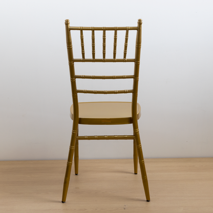 SILLA CHIAVARI DORADA INCLUYE COJIN