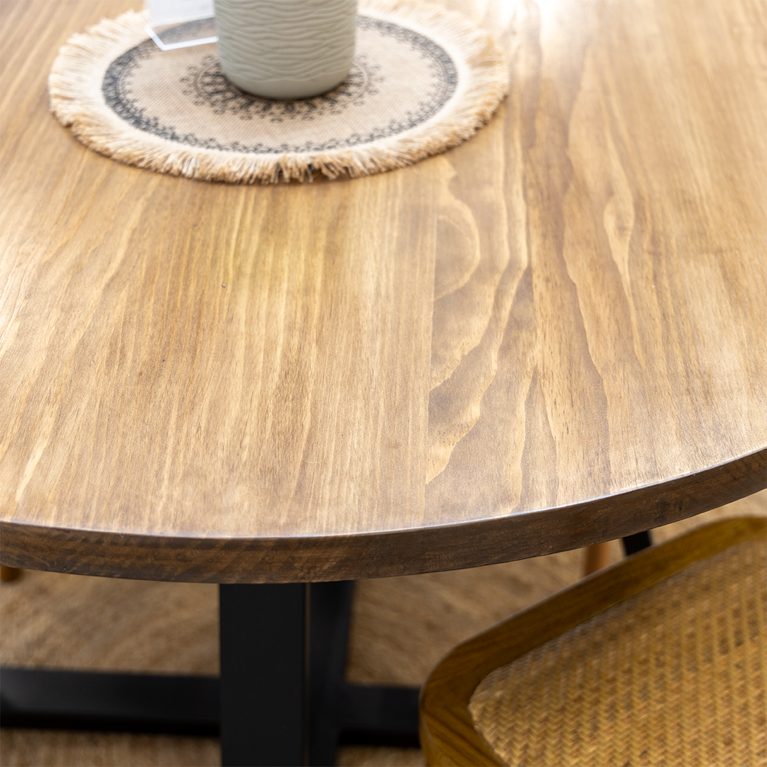 MESA CLEMENTA PINO ENCINA 120cm