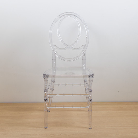 SILLA FENIX RESINA TRANSPARENTE NO INCLUYE COJIN