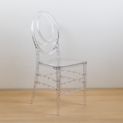 SILLA FENIX RESINA TRANSPARENTE NO INCLUYE COJIN