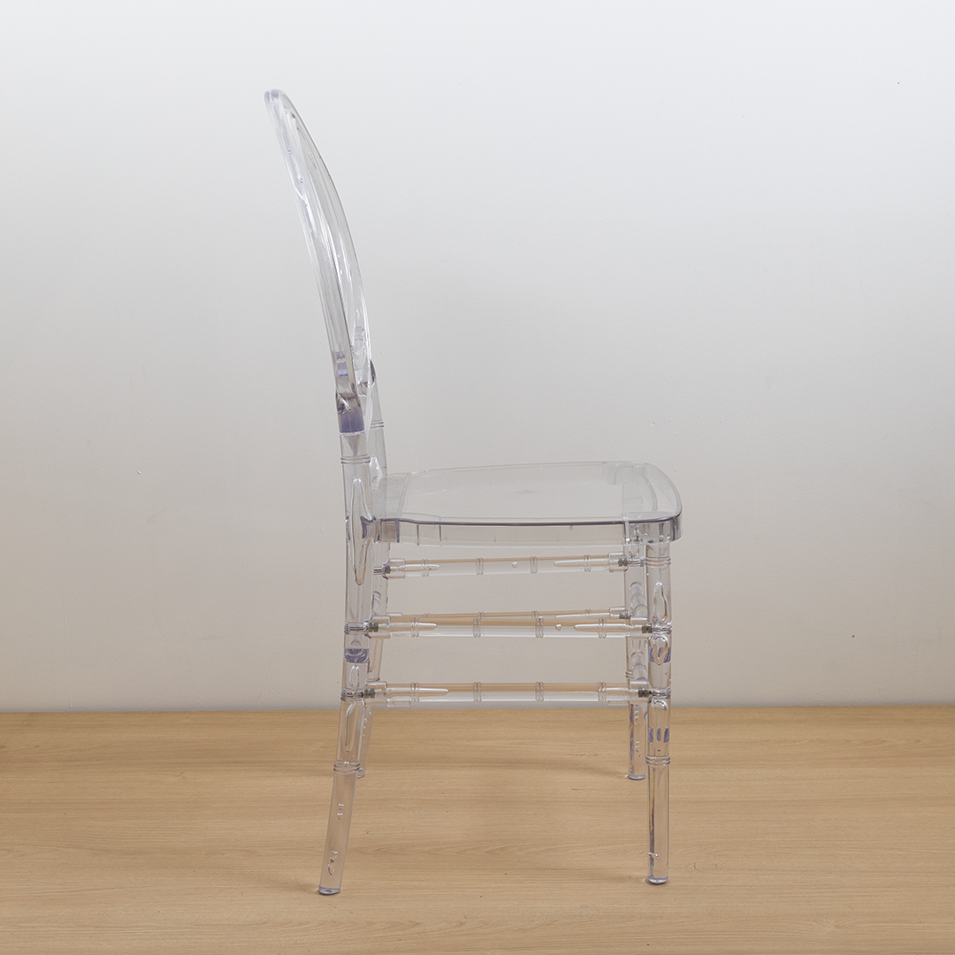 SILLA FENIX RESINA TRANSPARENTE NO INCLUYE COJIN