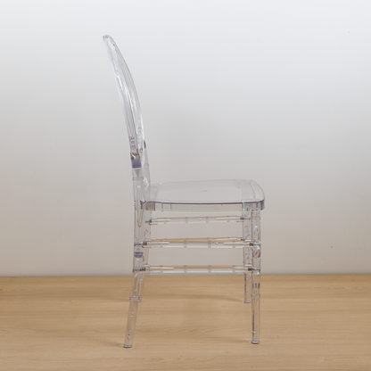 SILLA FENIX RESINA TRANSPARENTE NO INCLUYE COJIN