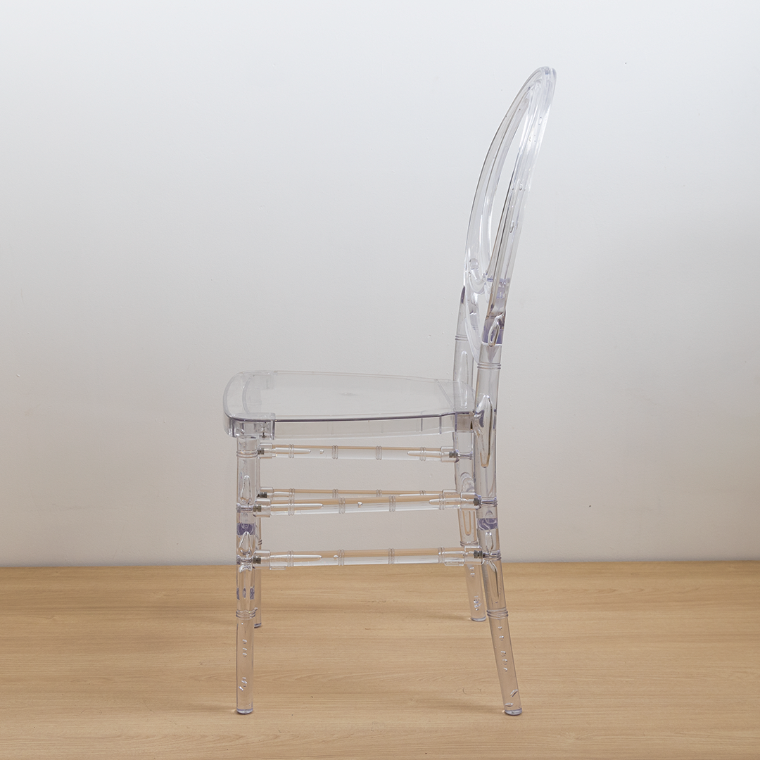 SILLA FENIX RESINA TRANSPARENTE NO INCLUYE COJIN