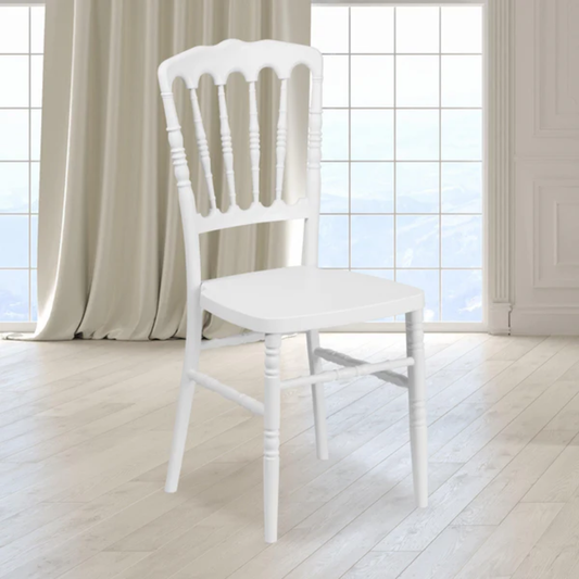 Silla Napoleon Resina Blanca