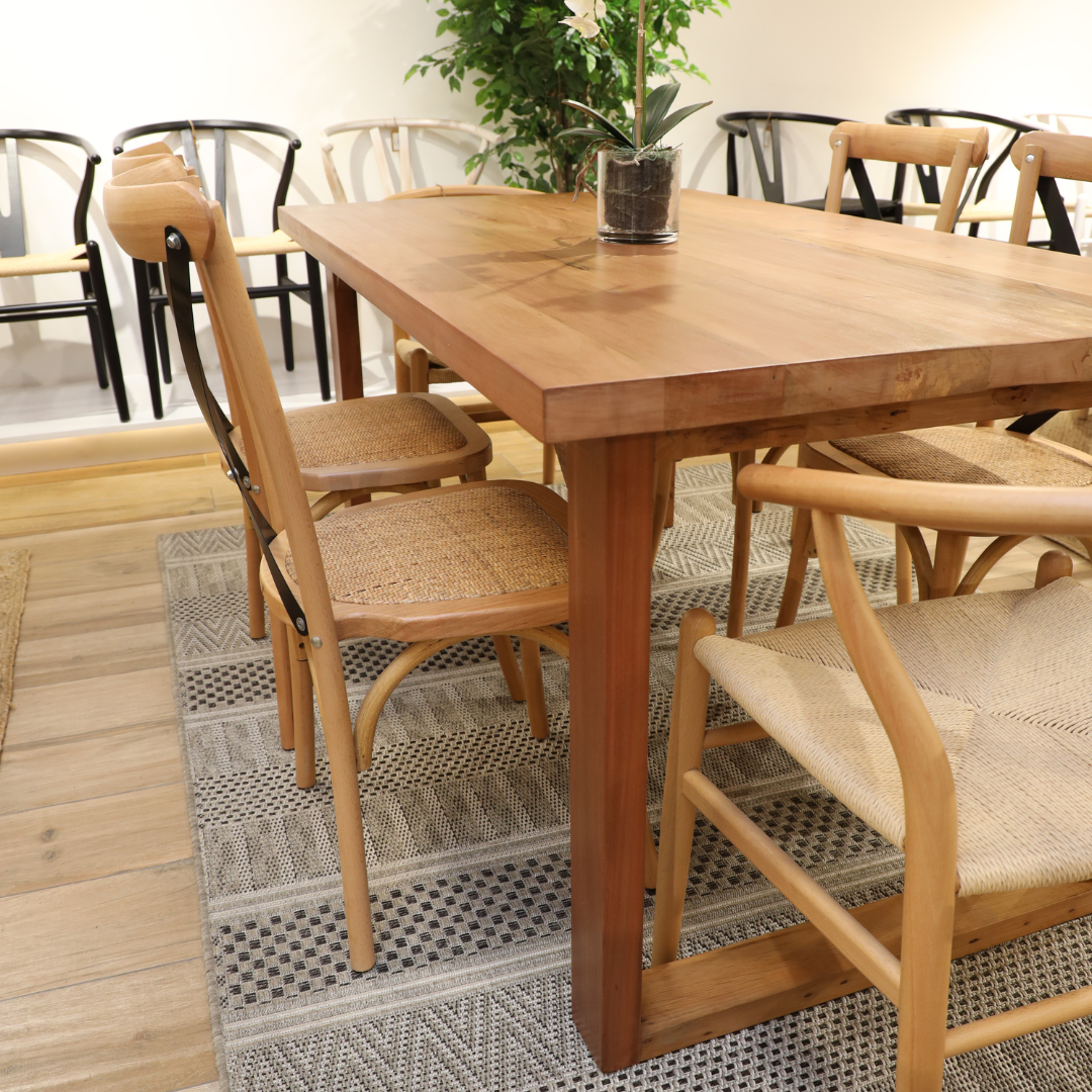 Mesa Eva Roble 6P 160X100 Cm Mesa