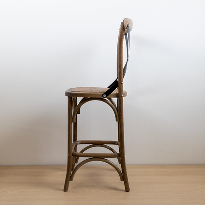 TABURETE CROSSBACK ROBLE