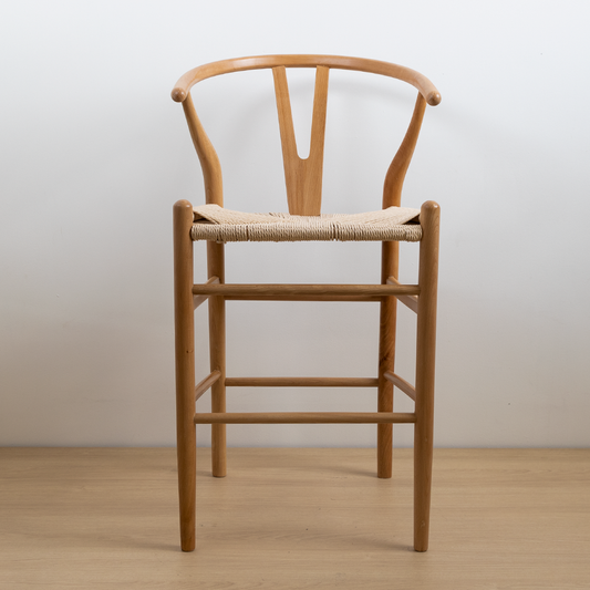 TABURETE WISHBONE NATURAL