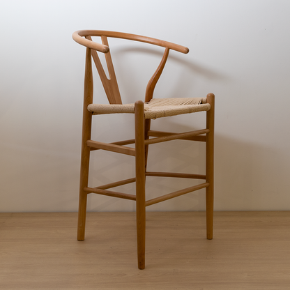 TABURETE WISHBONE NATURAL