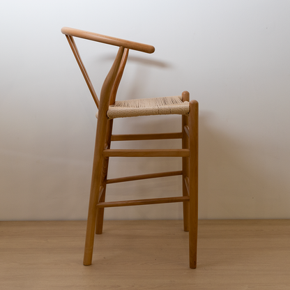 TABURETE WISHBONE NATURAL