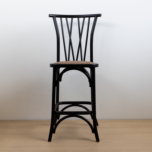 TABURETE CROSSWOOD NEGRO