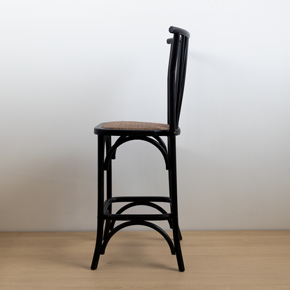 TABURETE CROSSWOOD NEGRO