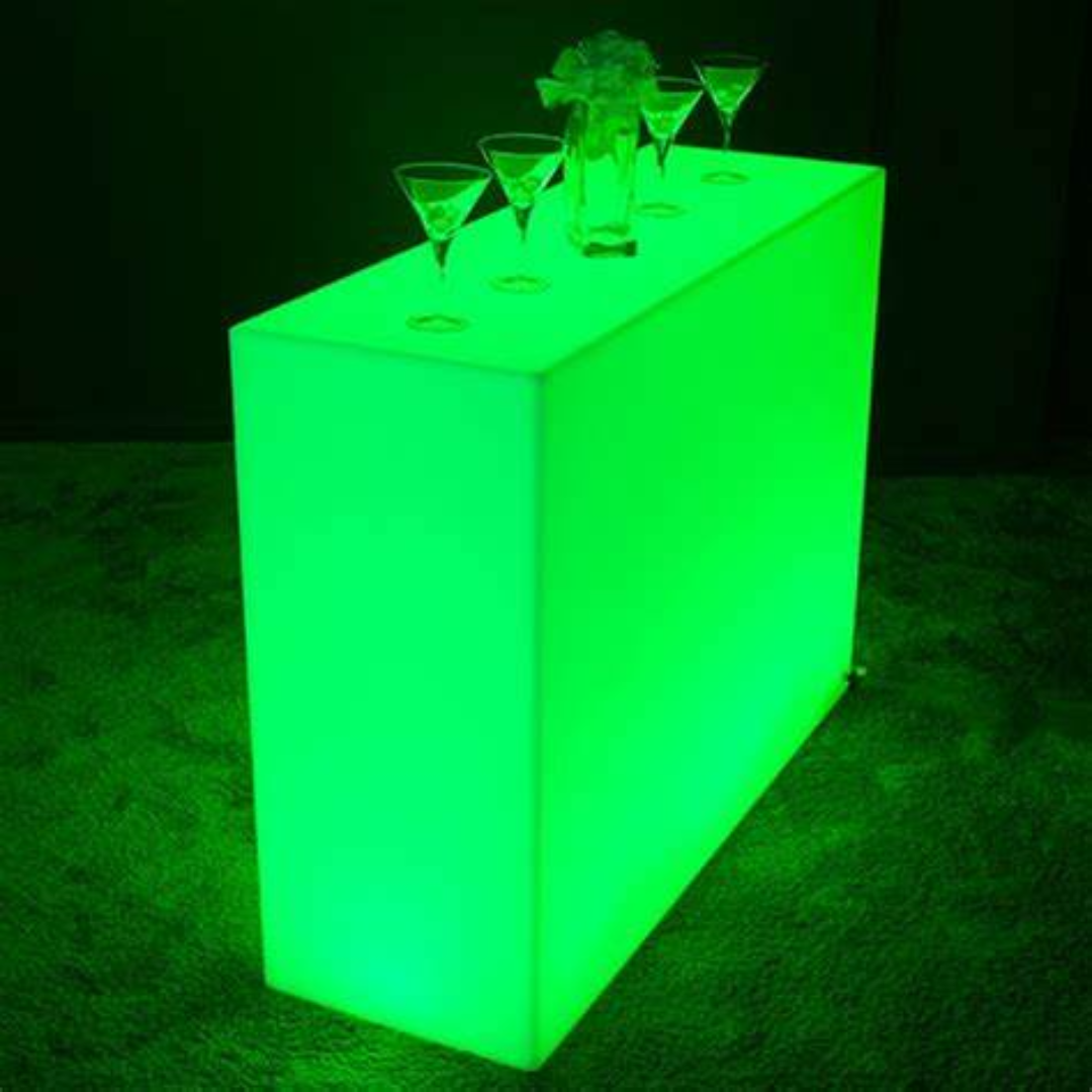 Bar Recto Led 120X40X90 Cm Mueble Led