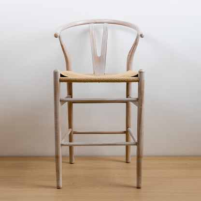 TABURETE WISHBONE LEMON