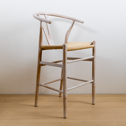 TABURETE WISHBONE LEMON