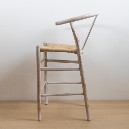 TABURETE WISHBONE LEMON