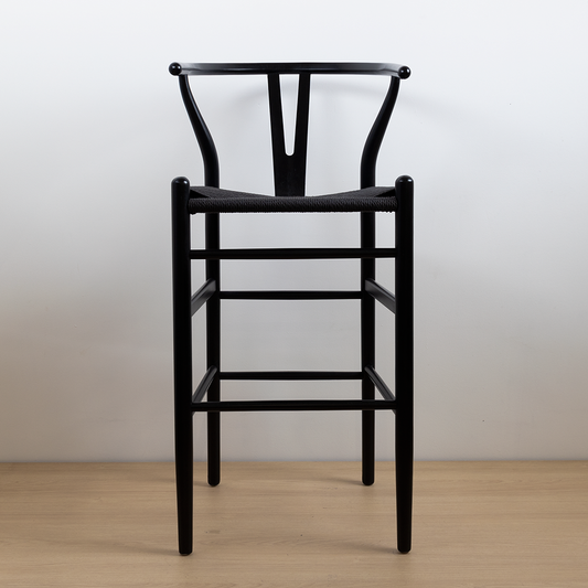 TABURETE WISHBONE NEGRO BLACK