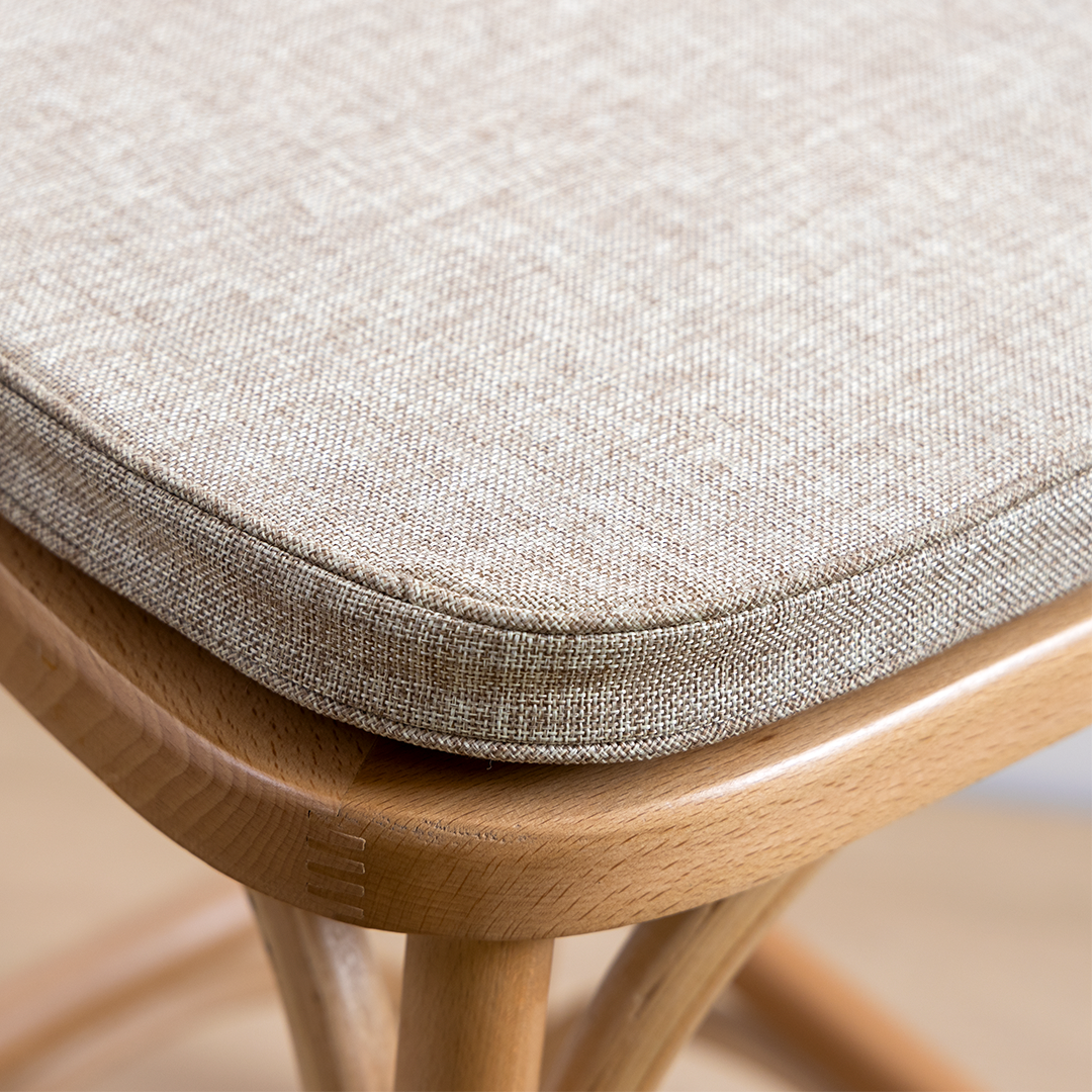 COJÍN BEIGE LINO CROSSWOOD