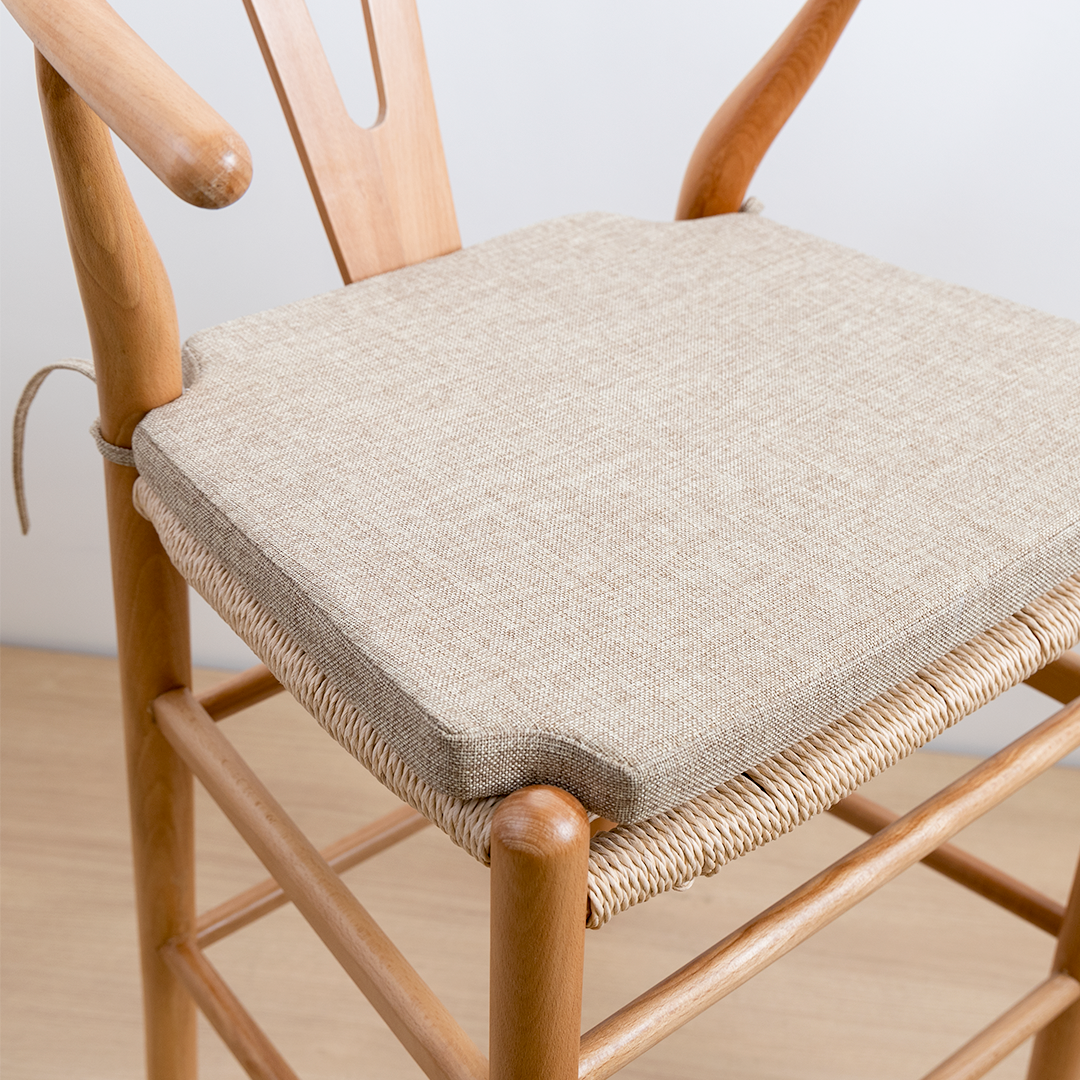 COJÍN LINO TABURETE WISHBONE