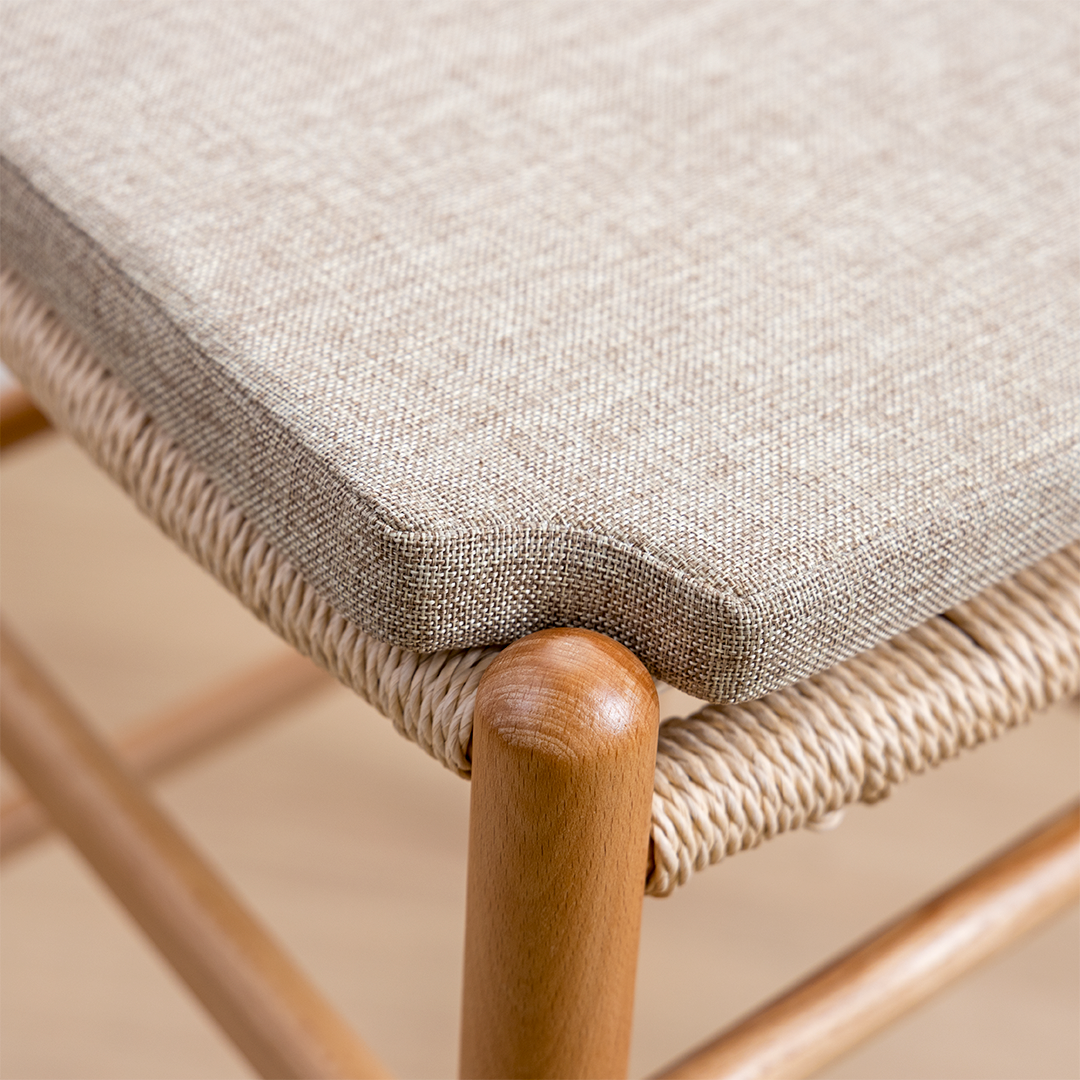 COJÍN LINO TABURETE WISHBONE