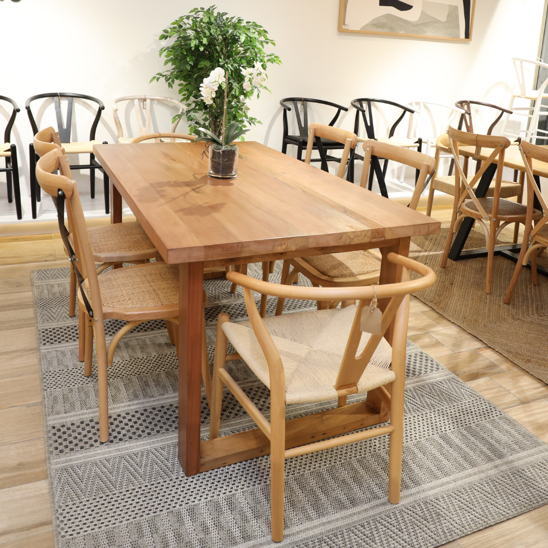 Mesa Eva Roble 6P 160X100 Cm Mesa