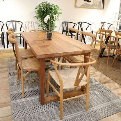 Mesa Eva Roble 6P 160X100 Cm Mesa
