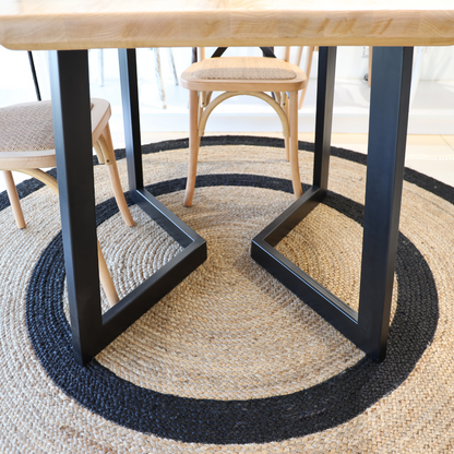 Mesa Pettra Roble Americano 100X100Cm Mesa