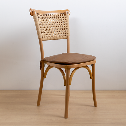 COJÍN CUERO CARAMELO CROSSBACK