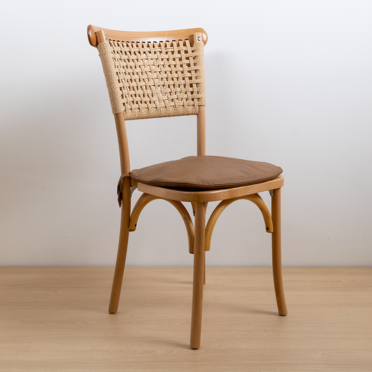 COJÍN CUERO CARAMELO CROSSBACK