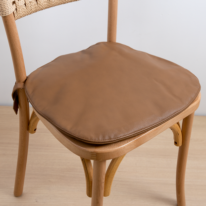 COJÍN CUERO CARAMELO CROSSBACK