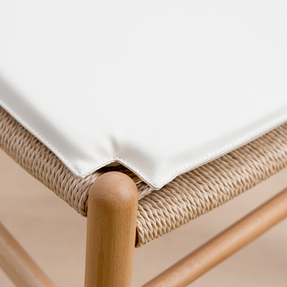 COJIN ECO CUERO WISHBONE CRUDO