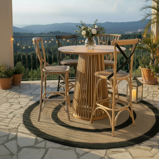 Mesa Martina Lenga 100Cm X 95Cm De Alto Mesa