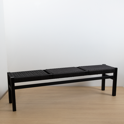 BANQUETA AGUSTINA BLACK 3 PUESTOS