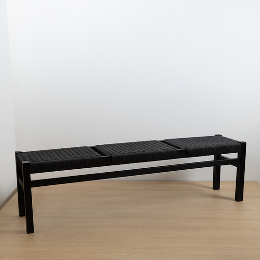 BANQUETA AGUSTINA BLACK 3 PUESTOS