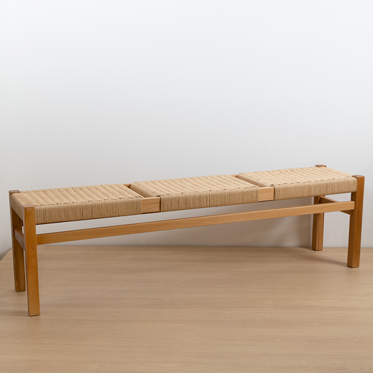 BANQUETA AGUSTINA NATURAL 3 PUESTOS