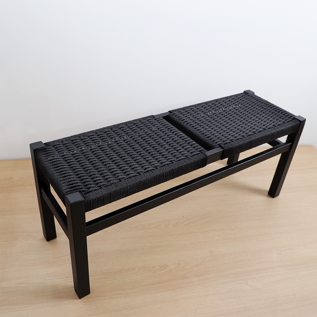 BANQUETA AGUSTINA BLACK 2 PUESTOS