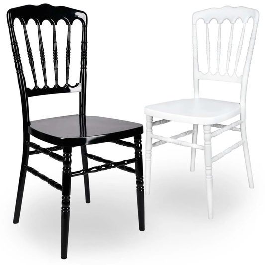 Silla Napoleon Resina Negra