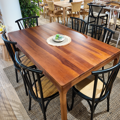 COMEDOR BRUNA + 6 SILLAS CROSSWOOD