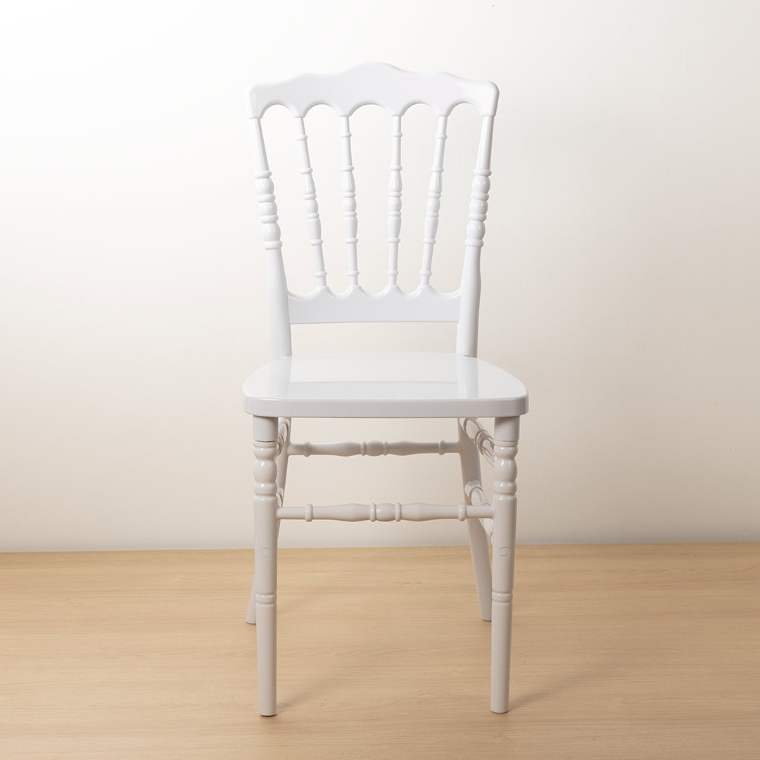 Silla Napoleon Resina Blanca