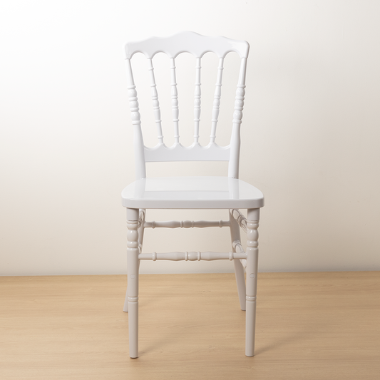 Silla Napoleon Resina Blanca