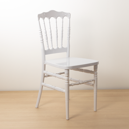 Silla Napoleon Resina Blanca