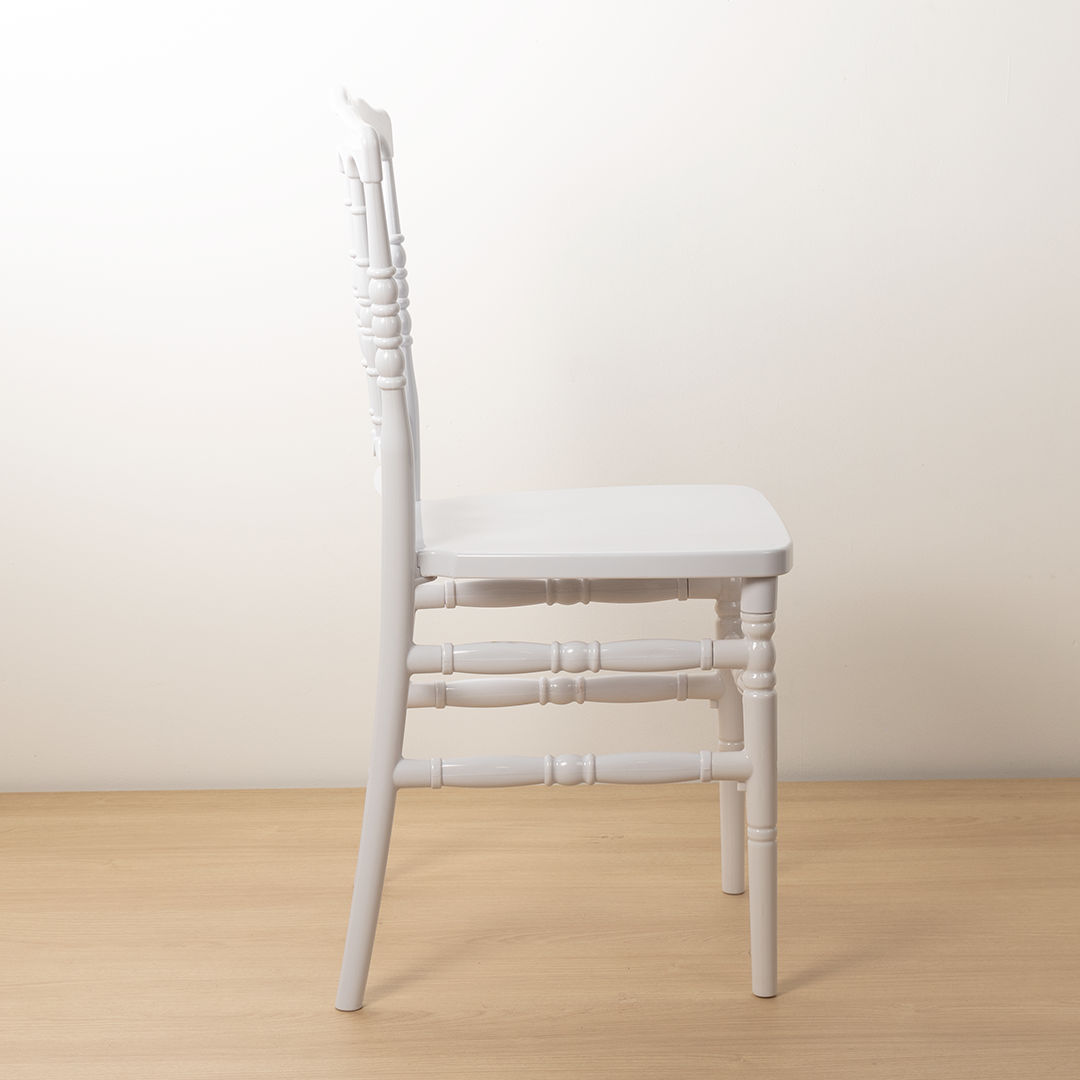Silla Napoleon Resina Blanca