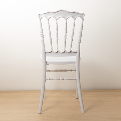 Silla Napoleon Resina Blanca