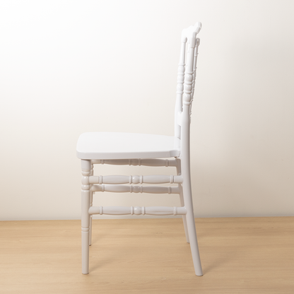 Silla Napoleon Resina Blanca